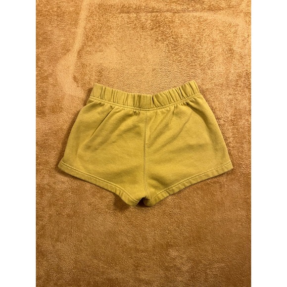 The North Face Women‎ S Yellow Sweat Shorts Pockets Elastic Waist - Picture 7 of 10